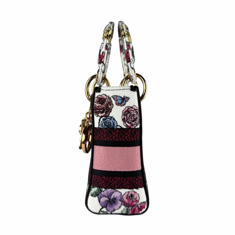 Christian Dior Lady Delight Canvas Multicolor 2way Shoulder Bag - Picture 2 of 5